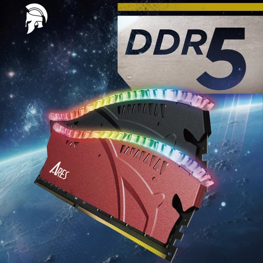 Dato - Számítógépes memória Ares Armor Lite (ARB16G5K60) - asztali számítógéphez, DDR5, Gaming RAM RGB-vel, 16GB, 6000MHz, RGB - fekete - 4