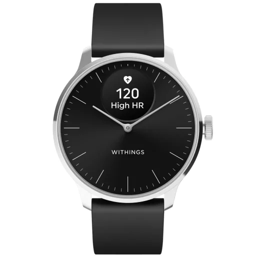 Withings Scanwatch Light / 37mm (Activity, Sleep Tracker / Stainless steel, fkm wristband, sapphire glass) - Black - 4