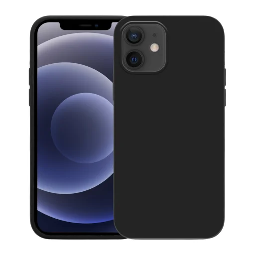 iPhone 12 Mini Crong Color rugalmas tok fekete - 1