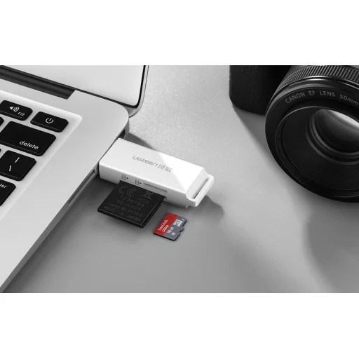 Ugreen CM104 SD/microSD USB 3.0 kártyaolvasó fekete - 5