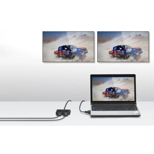 UGREEN 40254 VGA splitter elosztó 2xVGA 1m fekete - 4