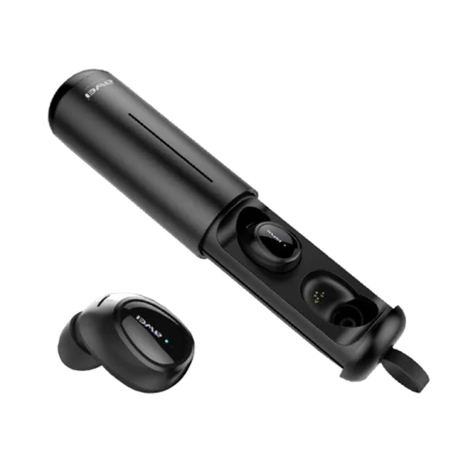 Awei TWS T5 Bluetooth vezeték nélküli fülhallgató töltőtokkal fekete - 1