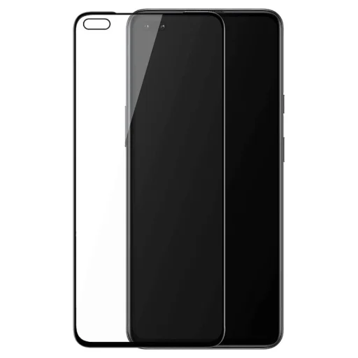 OnePlus Nord gyári 3D kijelzővédő üvegfólia fekete - 1