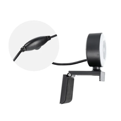 Webkamera mikrofonnal ECM-CDV1233A 2K / 30fps LED világítással - 2