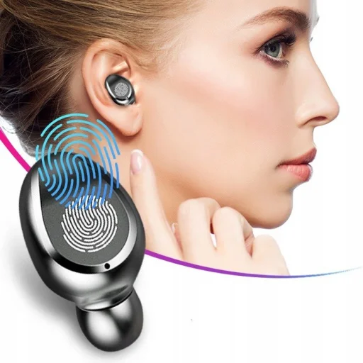 F9 TWS 5C vezeték nélküli bluetooth fülhallgató fekete - 5