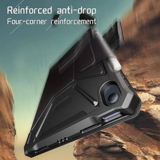 Infiland Multiple Angles Tok Ipad Air 4 2020 / 5 2022 Fekete - 7