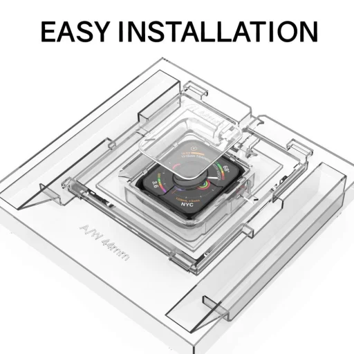 Apple Watch 4/5/6 / SE (44MM) Whitestone 9H kijelzővédő üvegfólia UV lámpával - 6