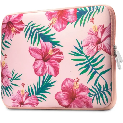Tech-protect Floral Laptop Sleeve Táska 13-14'' Pink - 1