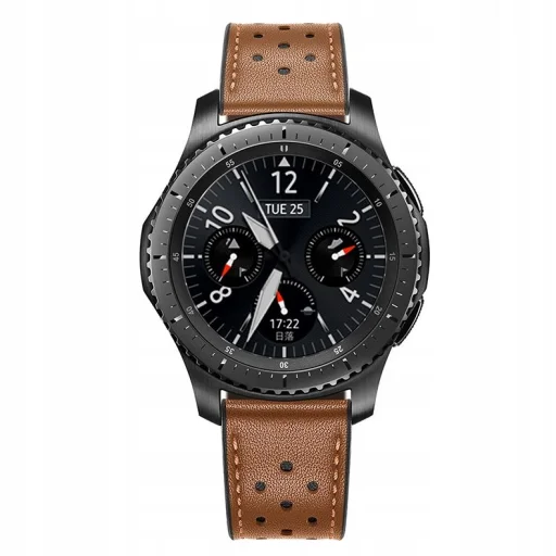 Tech-protect Bőr óraszíj Samsung Gear S3 Barna - 5