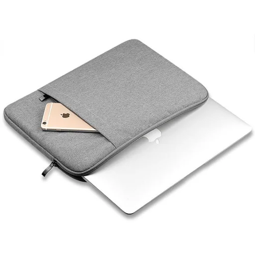 Tech-Protect Laptop Sleeve Táska 13 - 14'' Világosszürke - 3