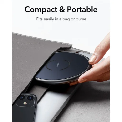 ESR HaloLock MagSafe mágneses vezeték nélküli gyorstöltő Midnight Blue - 5