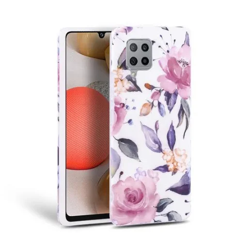 Tech-Protect Floral tok Samsung A42 5G virág mintával - 1