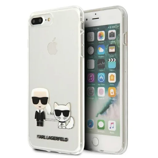 Karl Lagerfeld KLHCI8LCKTR Karl Choupette tok iPhone 7/8 Plus átlátszó - 1