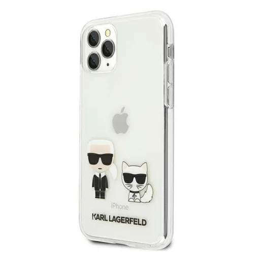 iPhone 11 Pro Karl Lagerfeld KLHCN58CKTR Karl Choupette tok átlátszó - 2