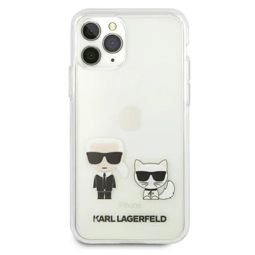 iPhone 11 Pro Karl Lagerfeld KLHCN58CKTR Karl Choupette tok átlátszó - 3