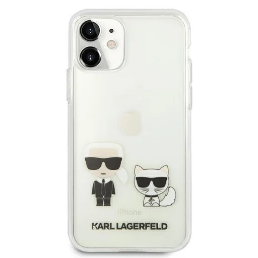 Karl Lagerfeld KLHCN61CKTR Karl Choupette tok iPhone 11 átlátszó - 3