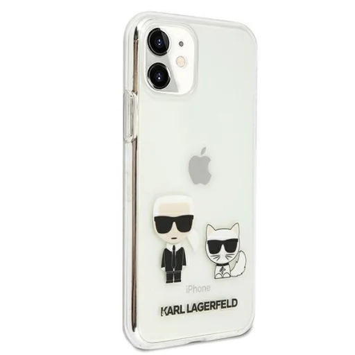 Karl Lagerfeld KLHCN61CKTR Karl Choupette tok iPhone 11 átlátszó - 4