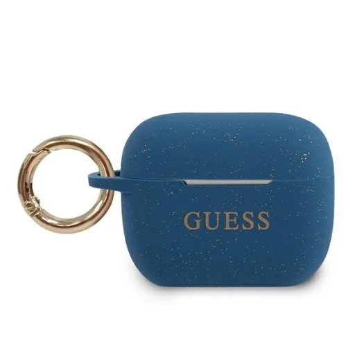 AirPods Pro 1/2 Guess Glitter Silicone GUACAPSILGLBL tok kék - 1