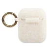 Guess Glitter Silicone GUACCSILGLWH AirPods 1/2 tok fehér thumbnail