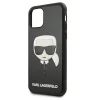 Karl Lagerfeld KLHCN58KHBK Ikonik Karl's Head PU tok iPhone 11 Pro fekete thumbnail