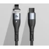 Baseus Zinc mágneses kábel USB Type-C - Lightning PD 20W 1m zöld (CATLXC-06) thumbnail