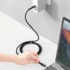 Baseus Zinc mágneses kábel USB Type-C - USB Type-C PD 100W 1.5m fekete (CATXC-Q01) thumbnail