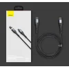 Baseus Zinc mágneses kábel USB Type-C - USB Type-C PD 100W 1.5m fekete (CATXC-Q01) thumbnail