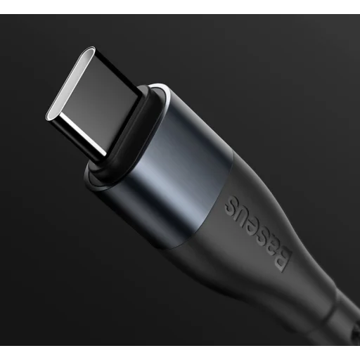 Baseus Zinc mágneses kábel USB Type-C - USB Type-C PD 100W 1.5m fekete (CATXC-Q01) - 12