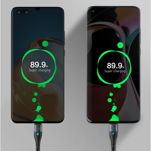 Baseus Zinc mágneses kábel USB Type-C - USB Type-C PD 100W 1.5m fekete (CATXC-Q01) - 16
