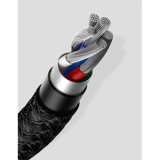 Baseus Zinc mágneses kábel USB Type-C - USB Type-C PD 100W 1.5m fekete (CATXC-Q01) - 17