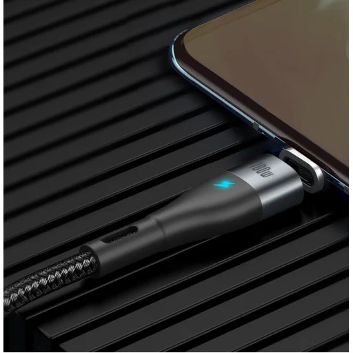 Baseus Zinc mágneses kábel USB Type-C - USB Type-C PD 100W 1.5m fekete (CATXC-Q01) - 20