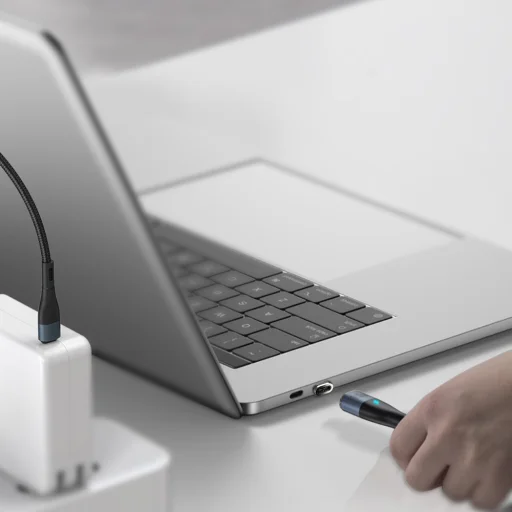 Baseus Zinc mágneses kábel USB Type-C - USB Type-C PD 100W 1.5m fekete (CATXC-Q01) - 4