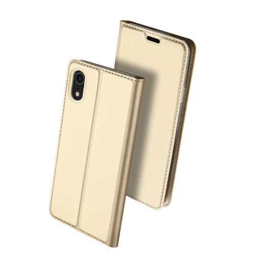 Dux Ducis Skin Pro fliptok iPhone XR arany - 2