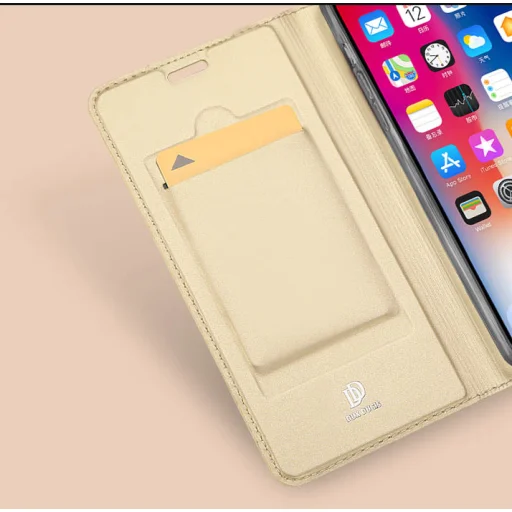 iPhone XR Dux Ducis Skin Pro fliptok szürke - 9