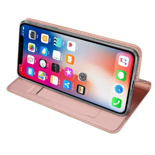 Dux Ducis Skin Pro fliptok iPhone XR pink - 5