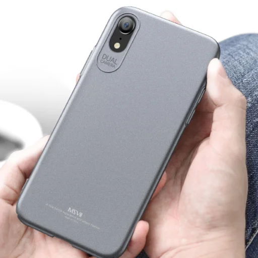 MSVII Simple ultra vékony PC tok iPhone XR kék - 3