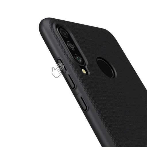 Nillkin Super Frosted Shield tok + kihajtható támaszték Huawei P30 Lite fekete - 15