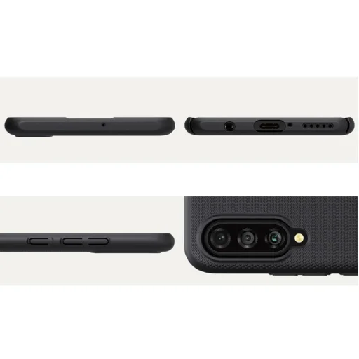 Nillkin Super Frosted Shield tok + kihajtható támaszték Huawei P30 Lite fekete - 10