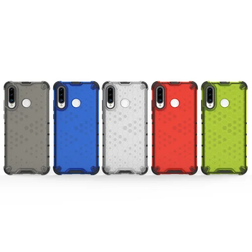 Honeycomb armor TPU tok Huawei P30 Lite zöld - 2
