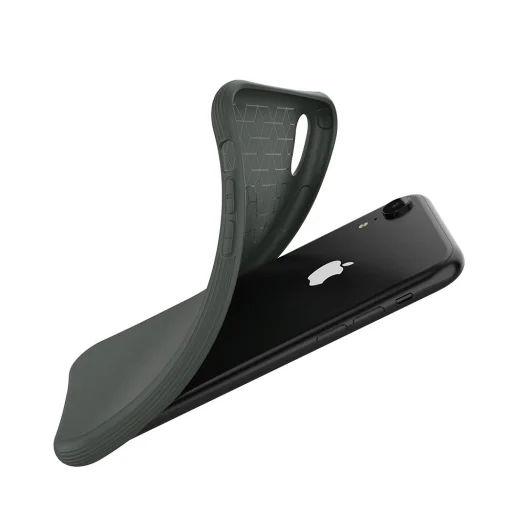 Soft Color flexibilis gél tok iPhone XR fekete - 5