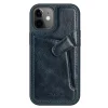Nillkin Aoge valódi bőr tok kártyatartóval iPhone 12 mini sötétkék thumbnail