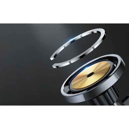 Joyroom JR-ZS240 Mágneses MagSafe autós telefontartó és vezeték nélküli töltő szellőzőre fekete - 8