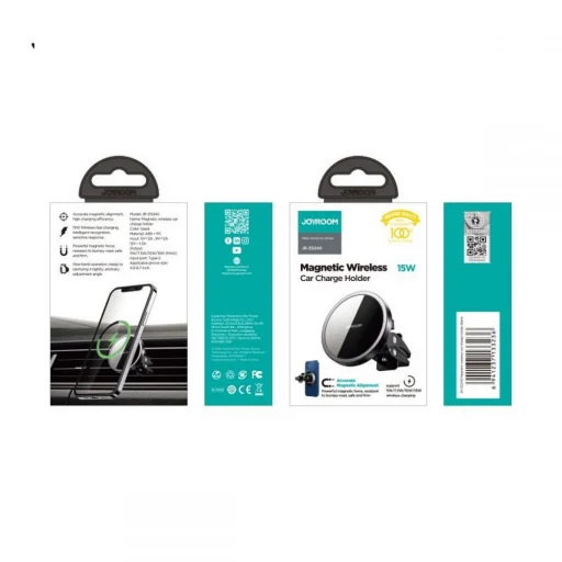 Joyroom JR-ZS240 Mágneses MagSafe autós telefontartó és vezeték nélküli töltő szellőzőre fekete - 5