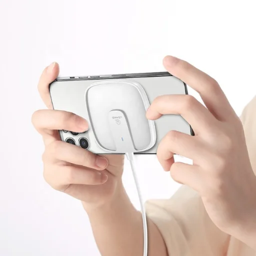 USAMS vezeték nélküli Qi töltő 15W fehér - 2