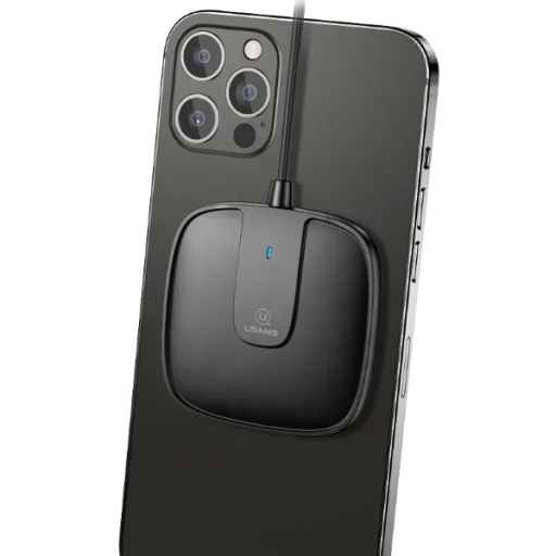 USAMS vezeték nélküli Qi töltő 15W fekete - 1