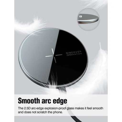 Nillkin MagsSlim Vezeték nélküli Qi gyorstöltő, MagsSafe 10W fekete - 3