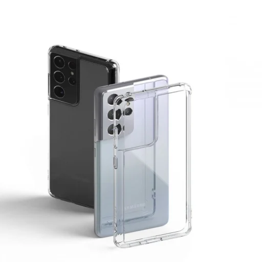 Samsung S21 Ultra Ringke Fusion PC és TPU tok Clear átlátszó (FSSG0092) - 2