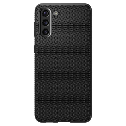 Samsung S21+ Plus Spigen Liquid Air flexibilné TPU gélové puzdro matné čierne (ACS02386) - 4