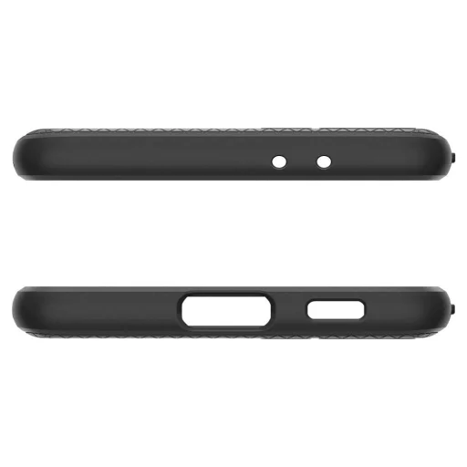 Samsung S21+ Plus Spigen Liquid Air flexibilné TPU gélové puzdro matné čierne (ACS02386) - 6