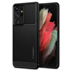 Samsung S21 Ultra Spigen Rugged Armor puzdro matná čierna (ACS02349)